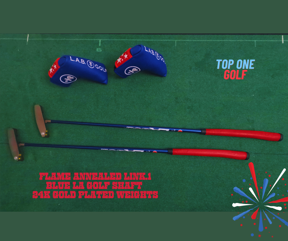 L.A.B GOLF 2023 U.S. Open Special Release - Flame Annealed Link.1 / 69° / Blue LA Golf Shaft / 24K Gold Plated Weights