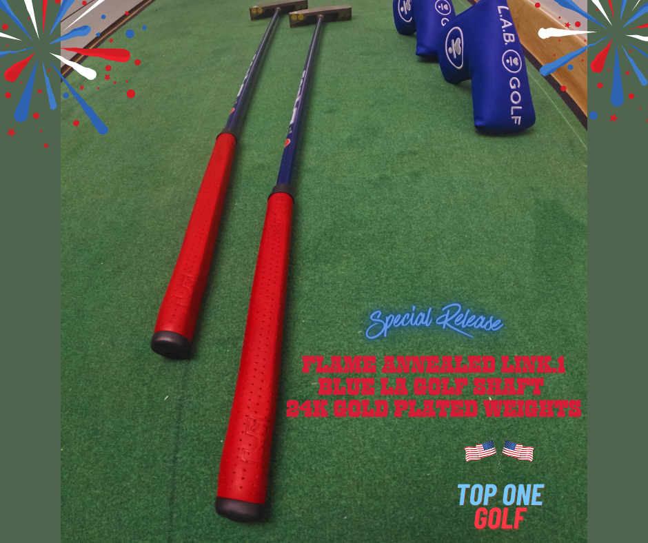L.A.B GOLF 2023 U.S. Open Special Release - Flame Annealed Link.1 / 69° / Blue LA Golf Shaft / 24K Gold Plated Weights