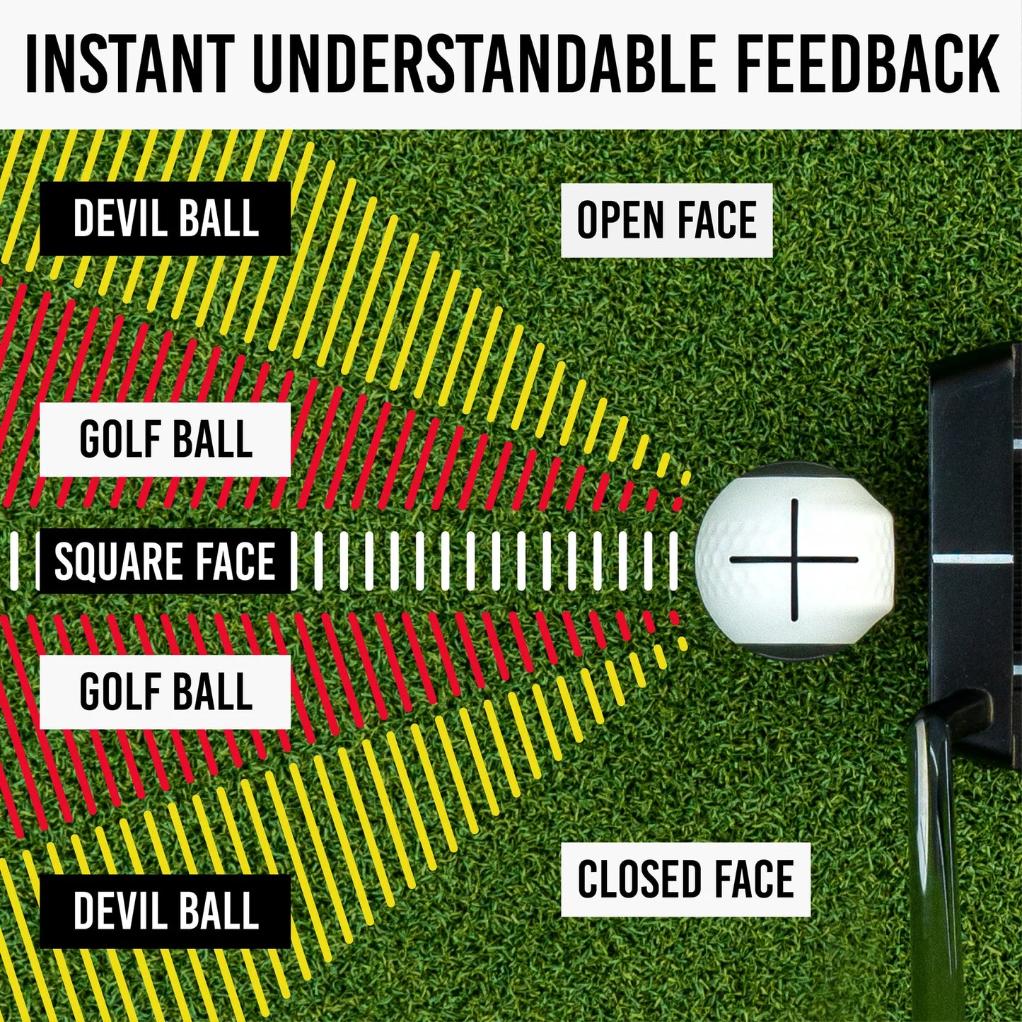 PUTTOUT Devil Ball - Bóng luyện Putt 3 Cấp Độ